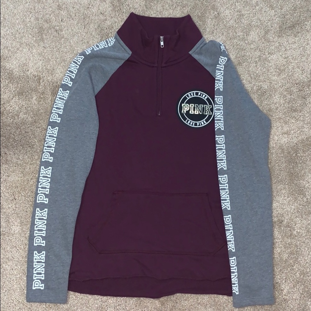 VS Pink Quarter Zip